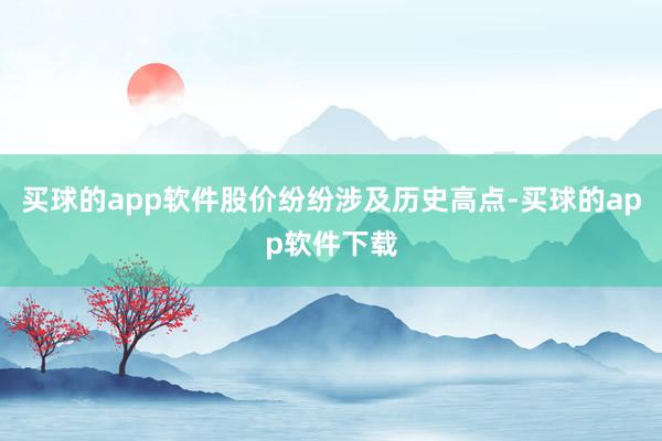 买球的app软件股价纷纷涉及历史高点-买球的app软件下载