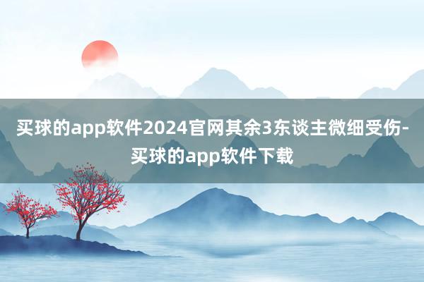 买球的app软件2024官网其余3东谈主微细受伤-买球的app软件下载