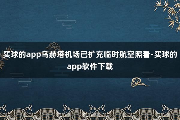 买球的app乌赫塔机场已扩充临时航空照看-买球的app软件下载